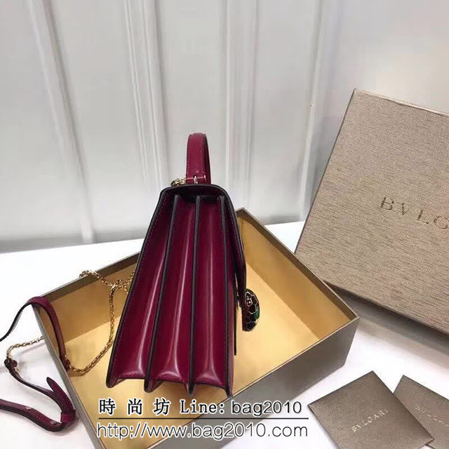 BVLGARI寶格麗 專櫃新款 蛇頭扣環 三層琺瑯蛇頭包 可手提肩背斜挎 B38329 FYD1358